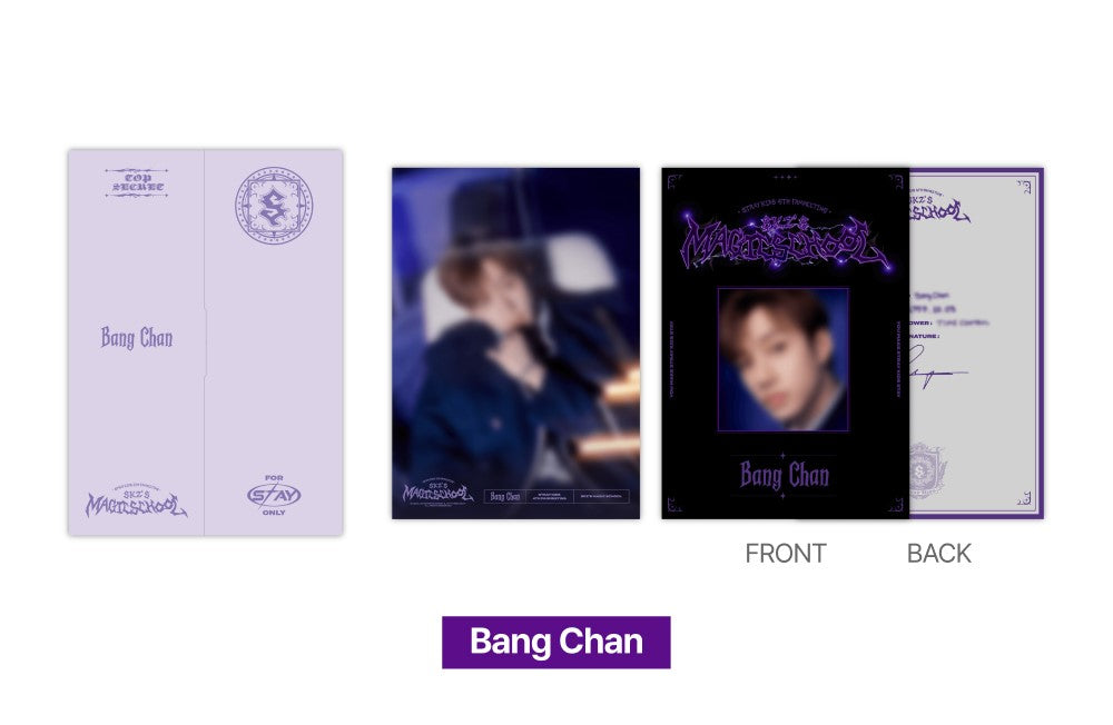STRAY KIDS - 4TH FANMEETING " SKZ'S MAGIC SCHOOL" OFFICIAL MD (MEMBER VER.)