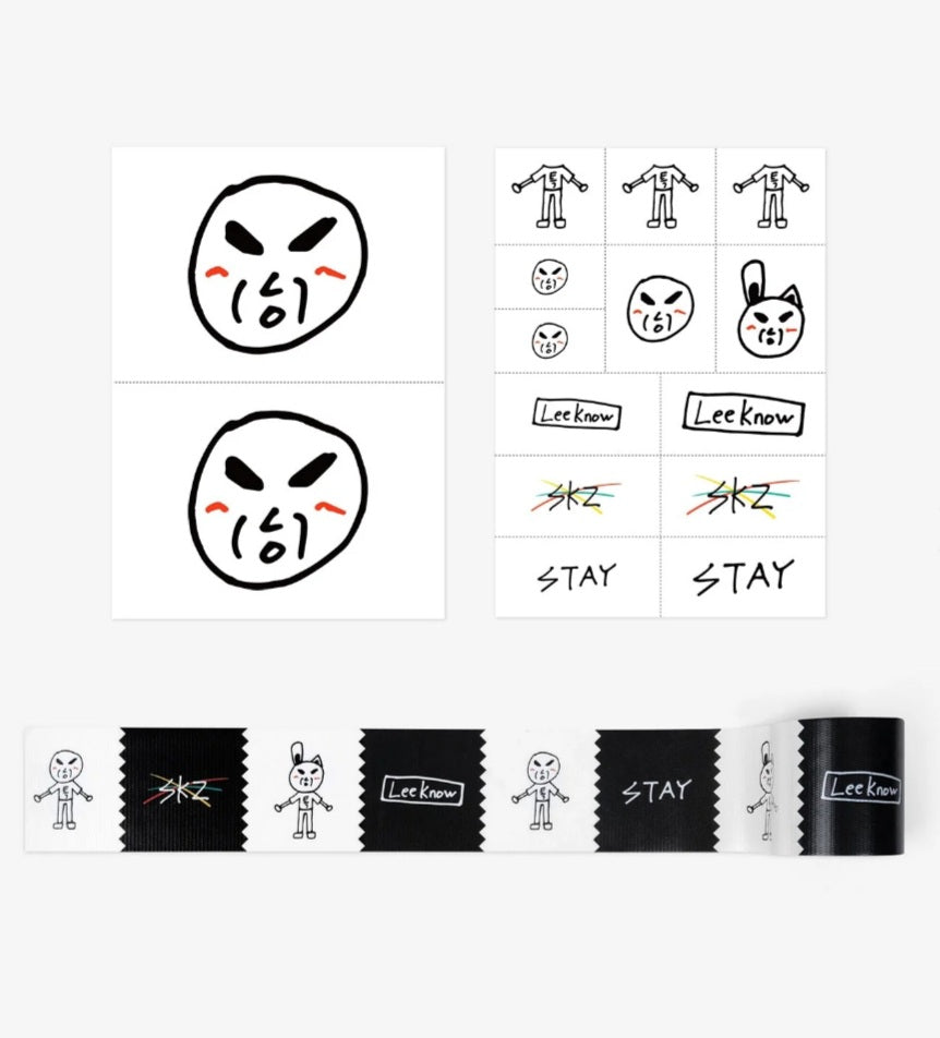 STRAY KIDS - 2ND MD『5-STAR DOME TOUR 2023』BODY STICKER - BOX TAPE SET (PRODUCED BY LEEKNOW)