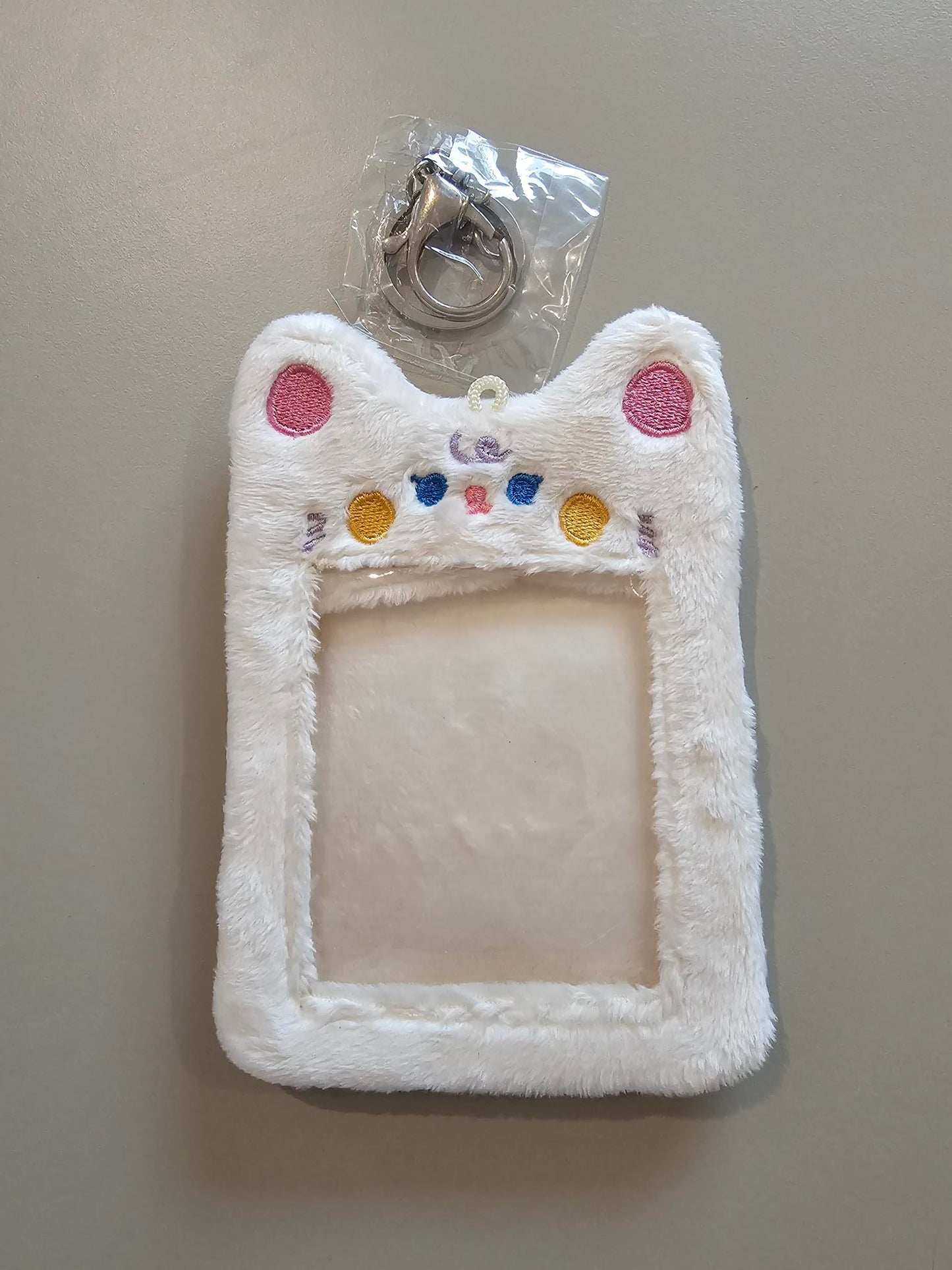 Porte photocard Chat blanc