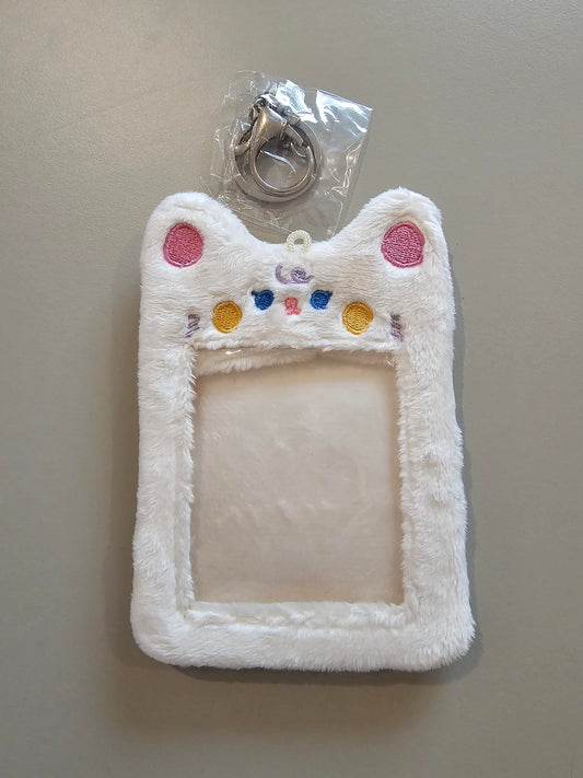 Porte photocard Chat blanc