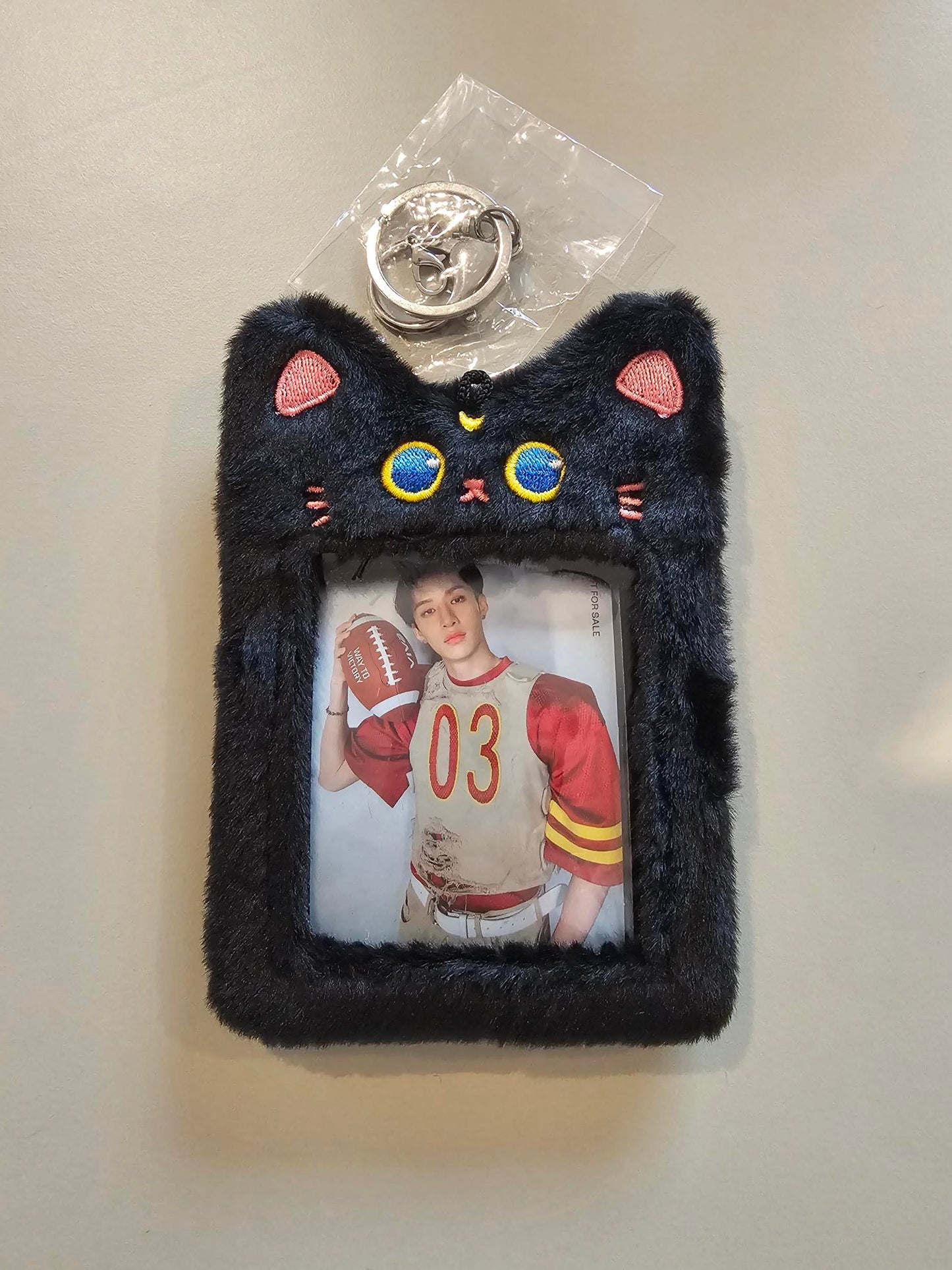 Porte photocard Chat noir