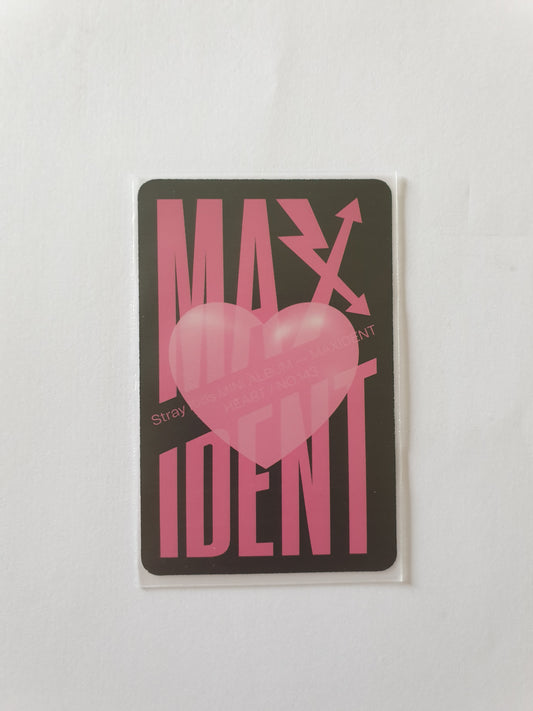 STRAY KIDS BANGCHAN MAXIDENT HEART VER.