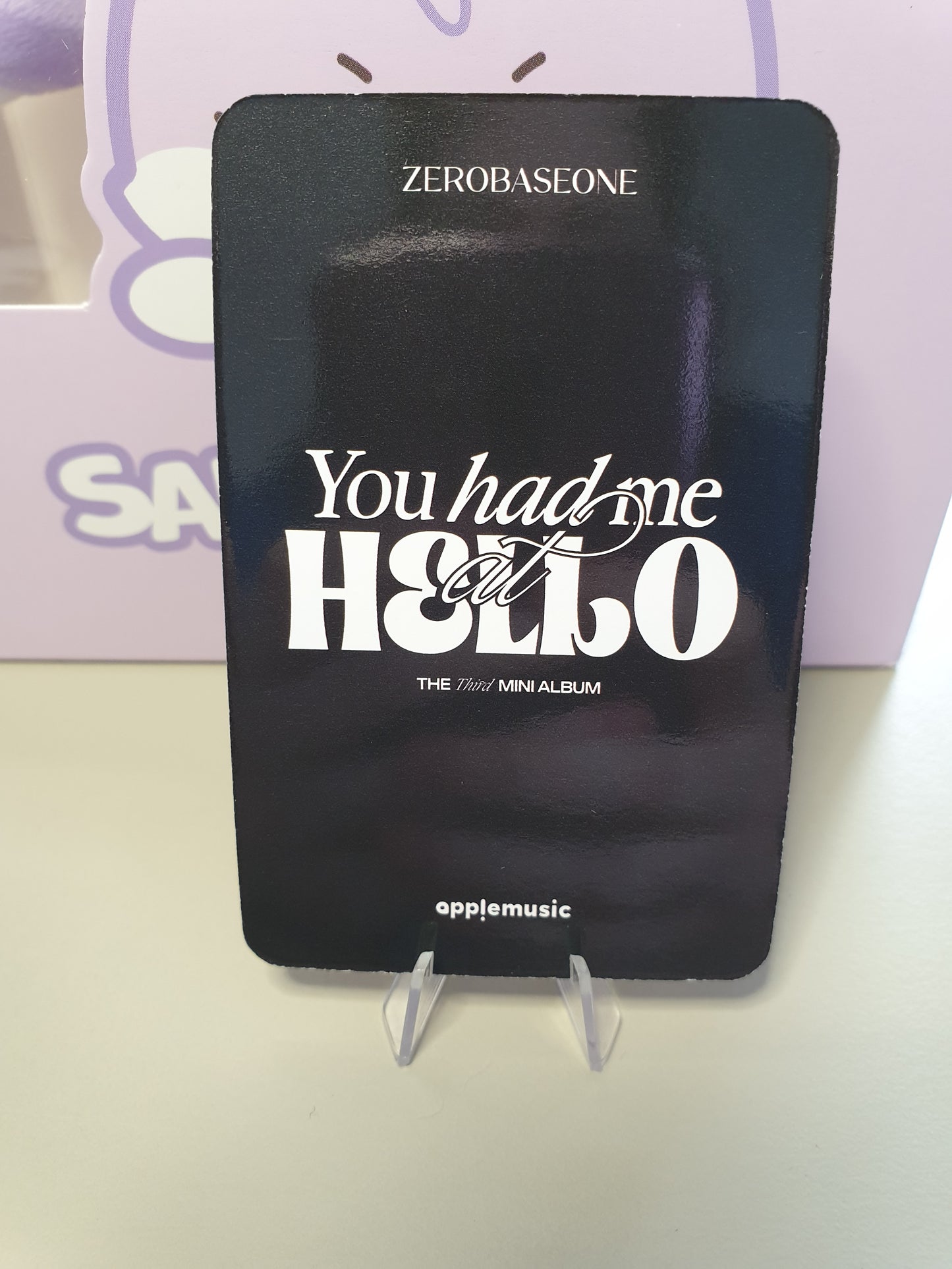 Zerobaseone Jiwoong "You had me at Hello" Apple Music POB