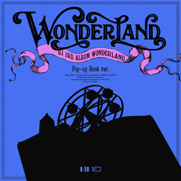 B.I - WONDERLAND (Pop-up book Ver.) - 3rd Regular Album