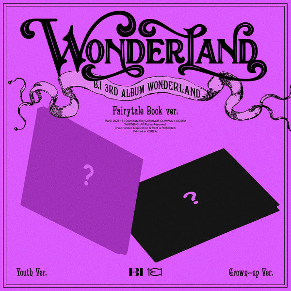 B.I - WONDERLAND (Fairy tale Ver.) - 3rd Regular Album