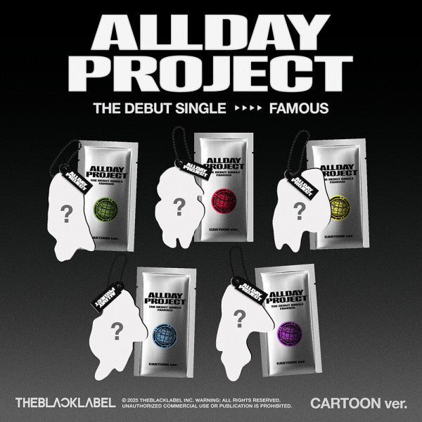 ALLDAY PROJECT - The Debut Single Album FAMOUS (CARTOON ver./random)