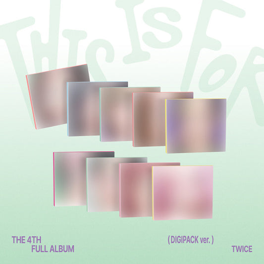 TWICE - THIS IS FOR (4th regular album) DIGIPACK VER.