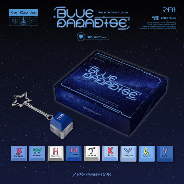 ZEROBASEONE - BLUE PARADISE (The 5th Mini Album) (Key Cap Ver.)