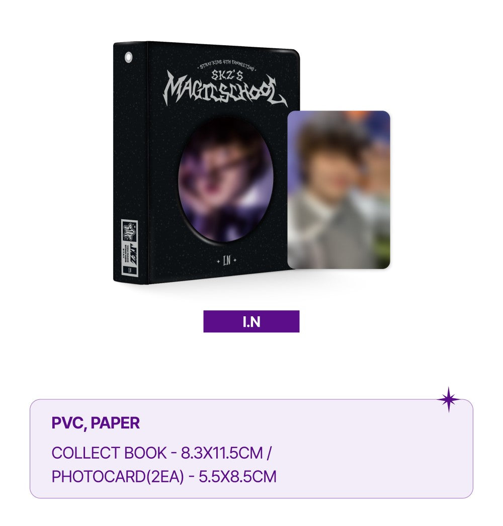 STRAY KIDS - 4TH FANMEETING " SKZ'S MAGIC SCHOOL" OFFICIAL MD (MEMBER VER.)