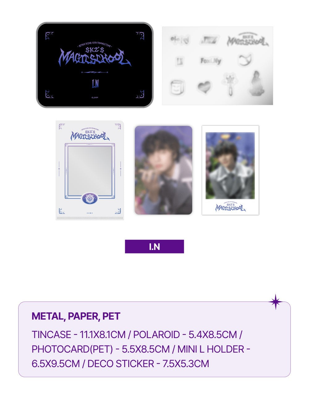 STRAY KIDS - 4TH FANMEETING " SKZ'S MAGIC SCHOOL" OFFICIAL MD (MEMBER VER.)