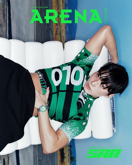 ARENA HOMME+ Août 2025 (Cover : ATEEZ San)