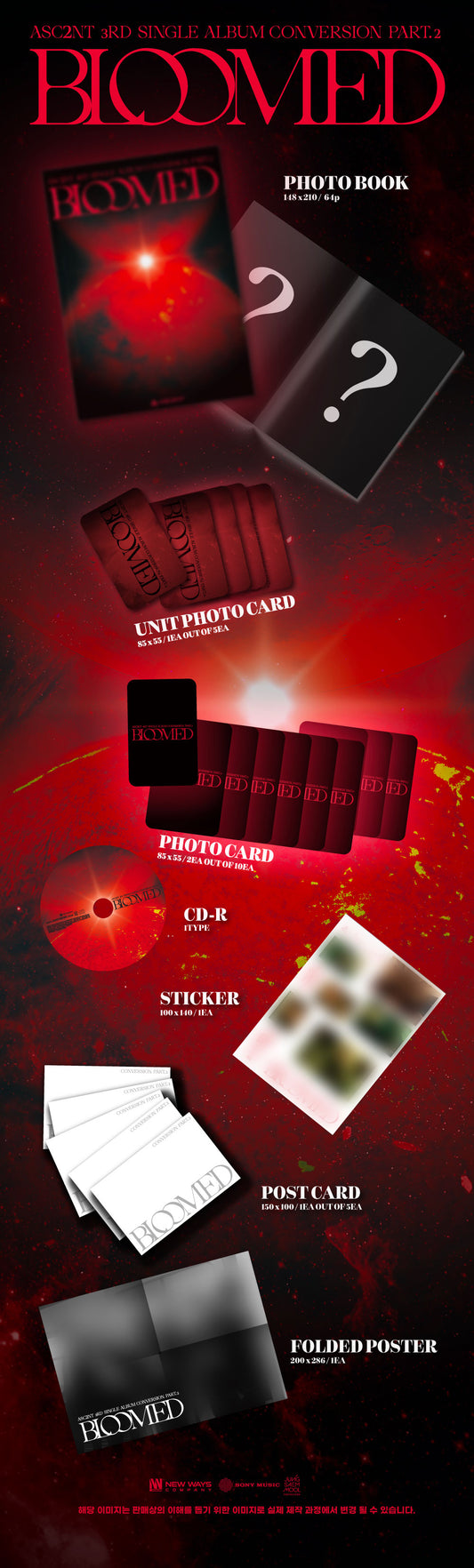 ASC2NT - "Conversion Part.2 - BLOOMED" (3rd Single Album)