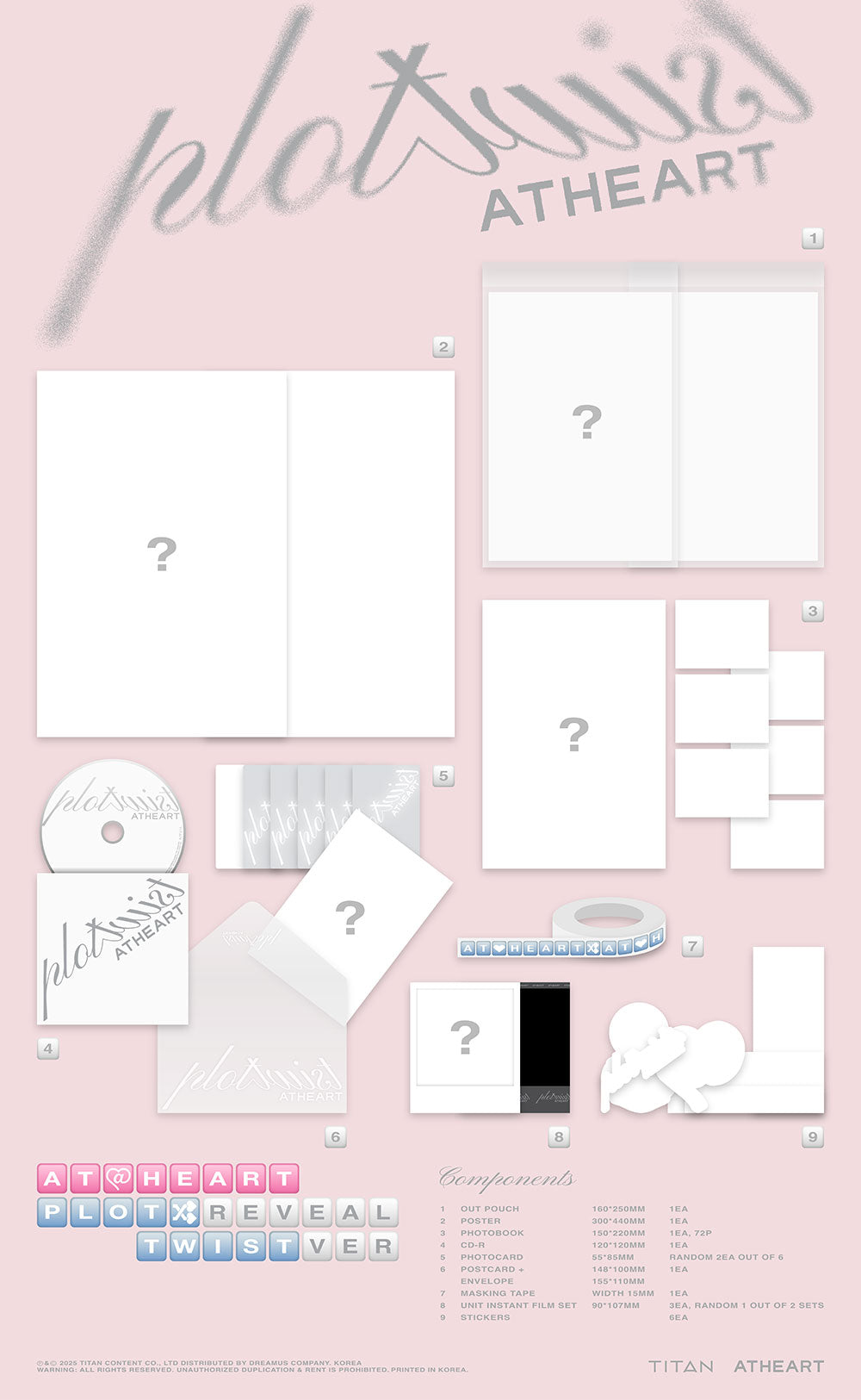 AtHeart - Plot Twist (Reveal Ver.) - 1st EP Album