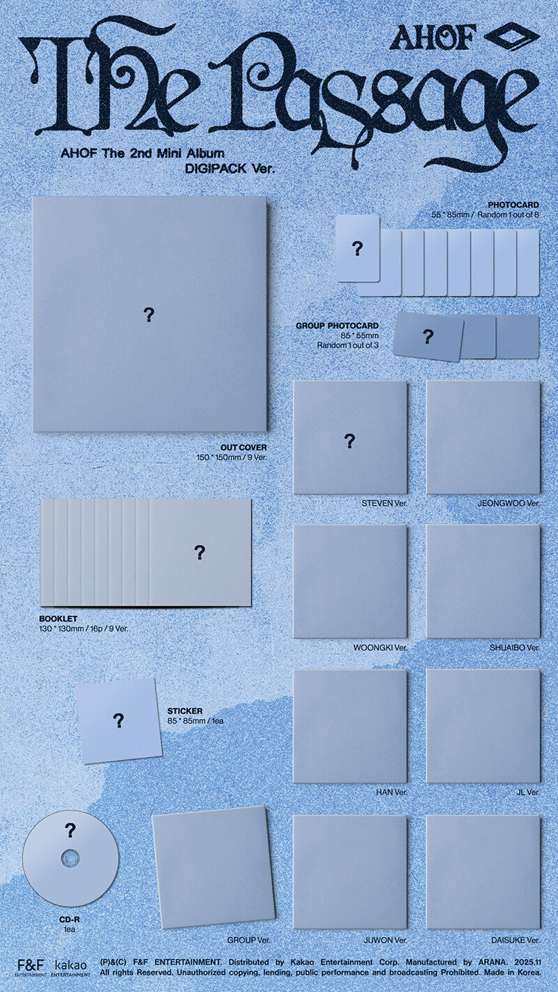 AHOF - 2nd Mini Album WHO WE ARE (DIGIPACK Ver./random)