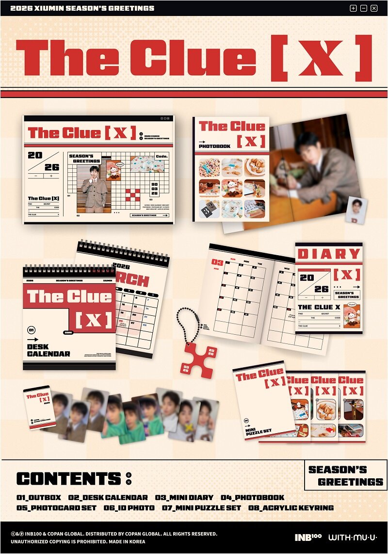 XIUMIN - 2026 SEASON’S GREETINGS The Clue X