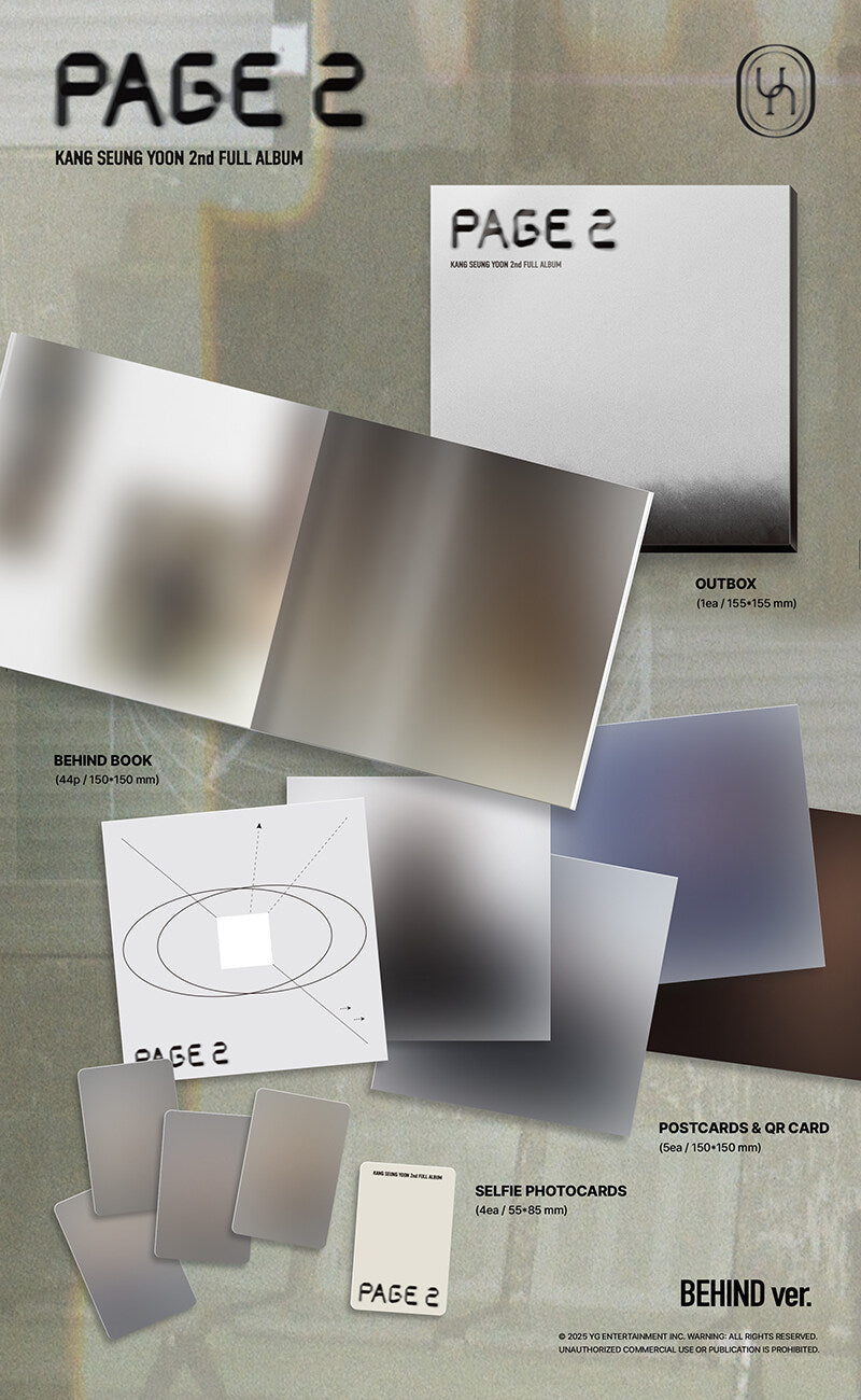 KANG SEUNG YOON - 2nd FULL ALBUM PAGE 2 (BEHIND ver.)