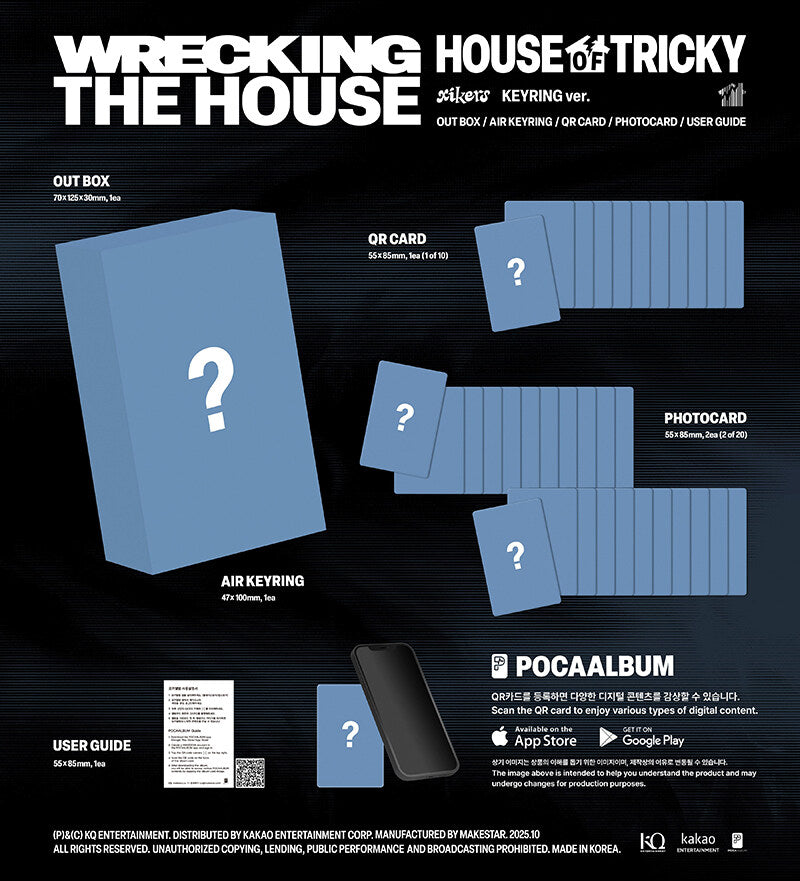 xikers - 6TH MINI HOUSE OF TRICKY : WRECKING THE HOUSE (KEYRING ver.POCAALBUM)