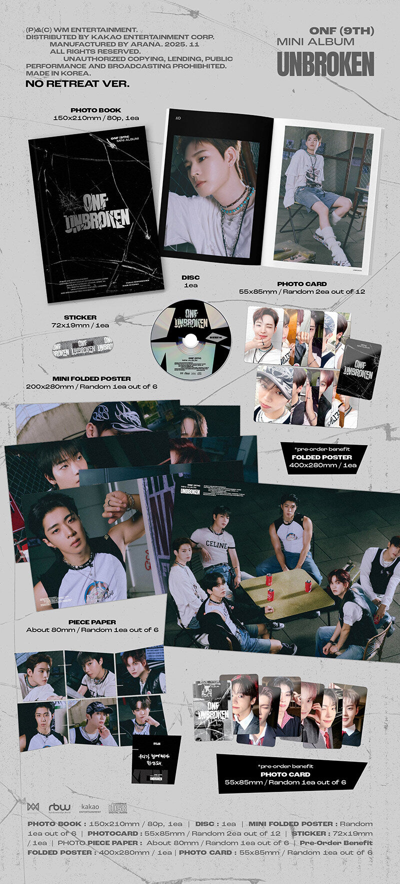 ONF - 9TH MINI ALBUM UNBROKEN