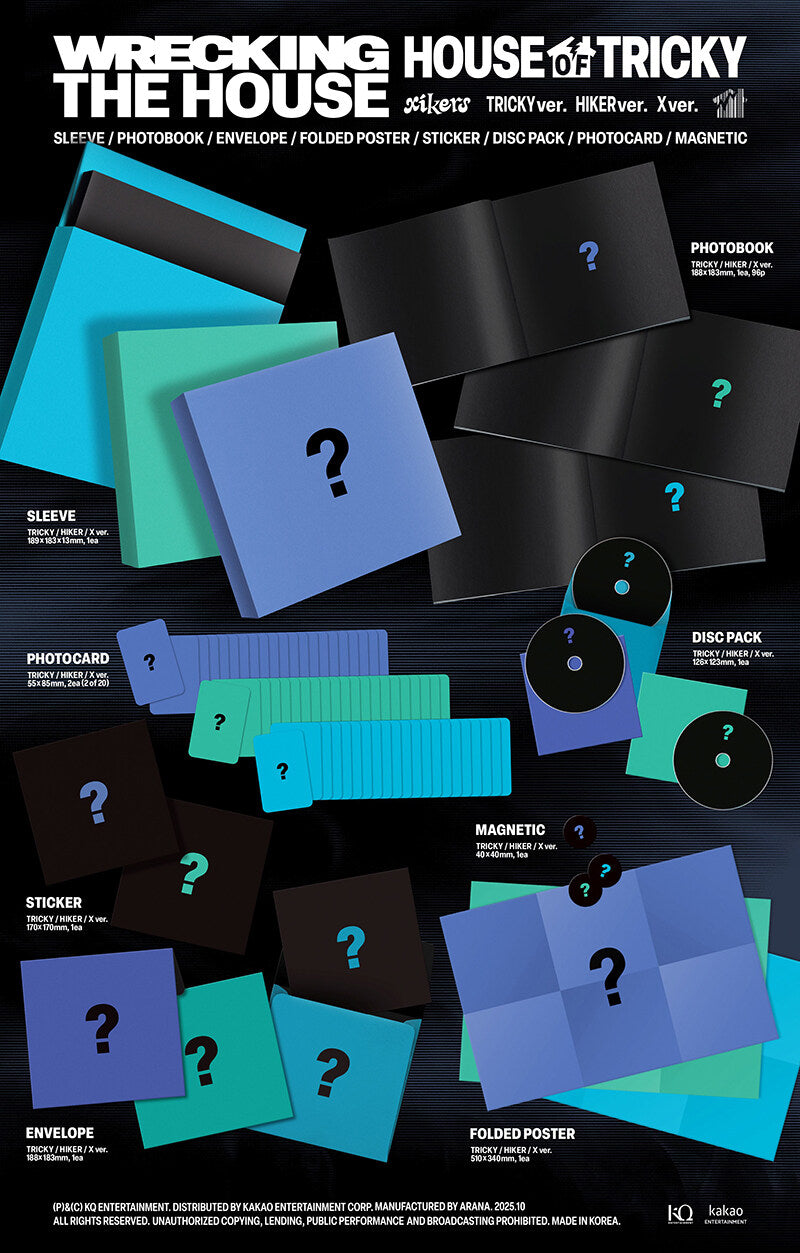 xikers - 6TH MINI ALBUM HOUSE OF TRICKY : WRECKING THE HOUSE