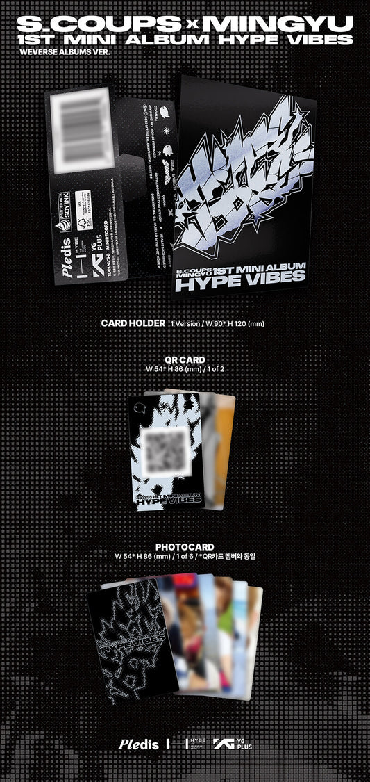 S.Coups X Mingyu (SEVENTEEN) - 1st Mini Album HYPE VIBES (Weverse Albums ver.)