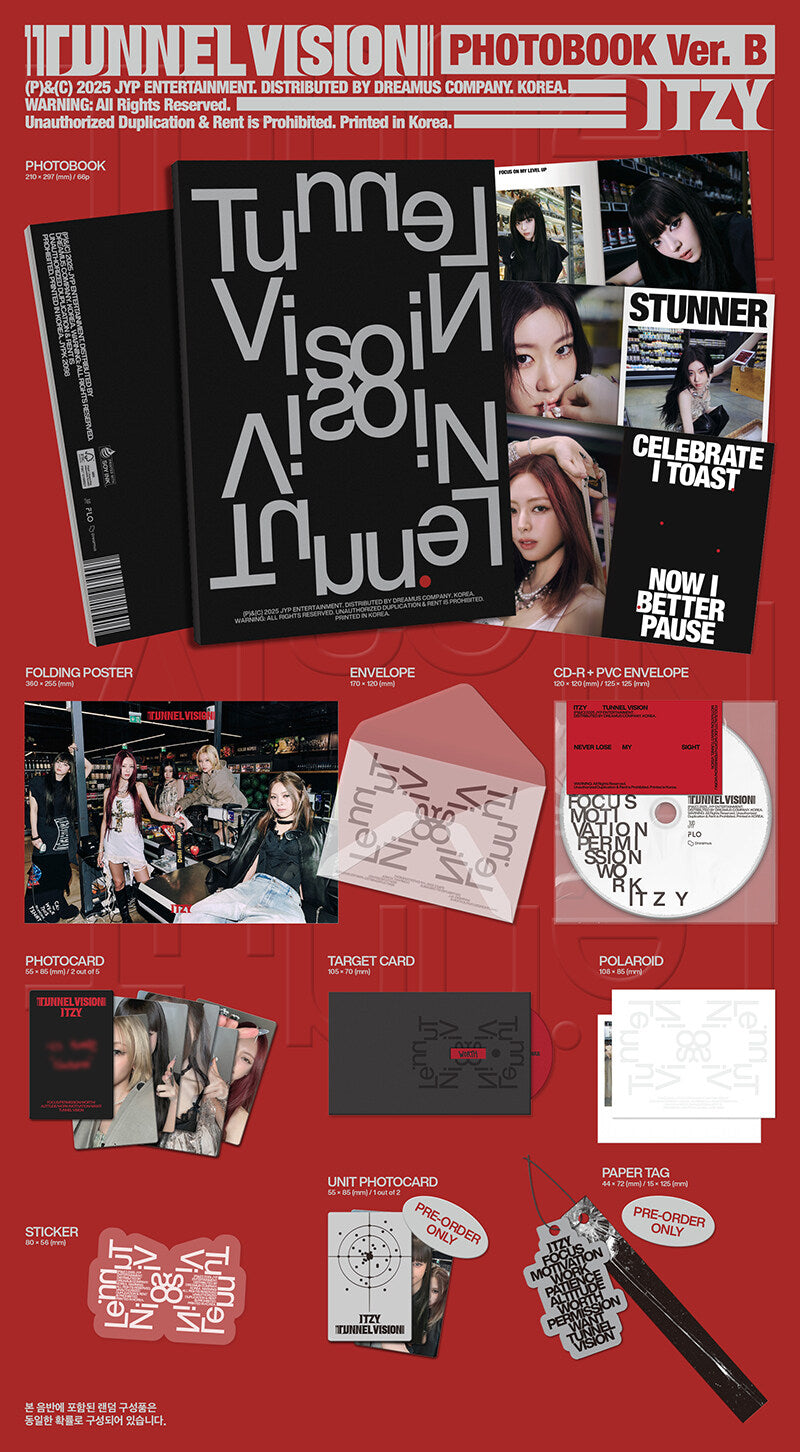 ITZY - TUNNEL VISION (Photobook Ver.)
