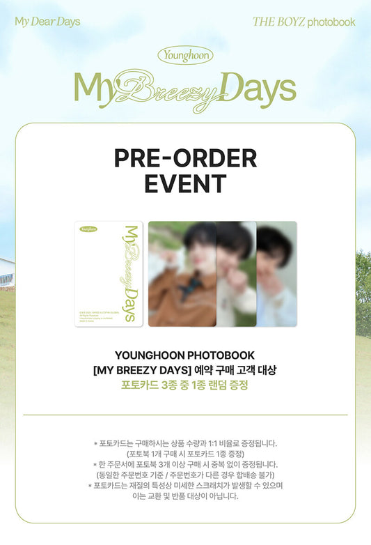 THE BOYZ - My Dear Days THE BOYZ photobook YOUNGHOON : My Breezy Days