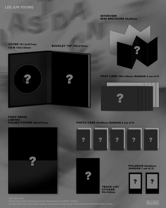 LEE JUN YOUNG - 1st Mini Album LAST DANCE