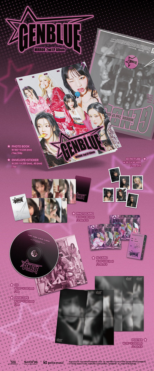 GENBLUE - 2nd Mini Album MIRROR