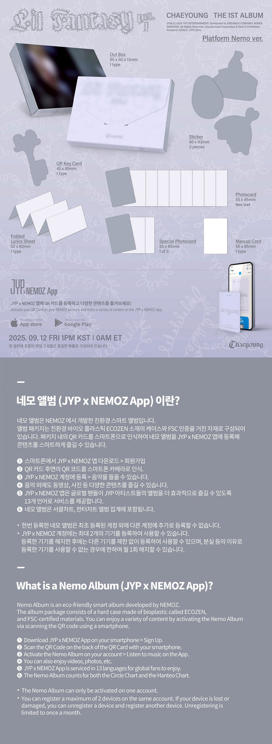 CHAEYOUNG (TWICE) - LIL FANTASY vol.1 (Platform Nemo Ver.)