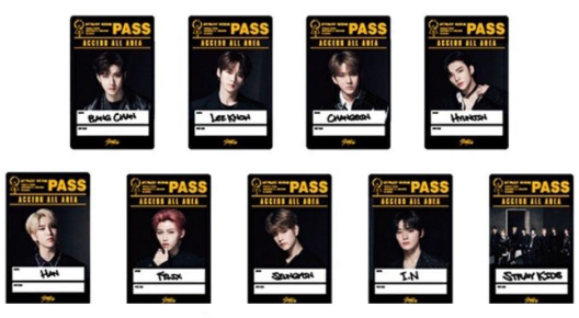 STRAY KIDS - District 9 : Unlock - Pass Stickers