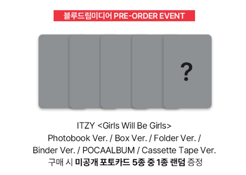 ITZY - Girls Will Be Girls (Cassette Tape Ver.)