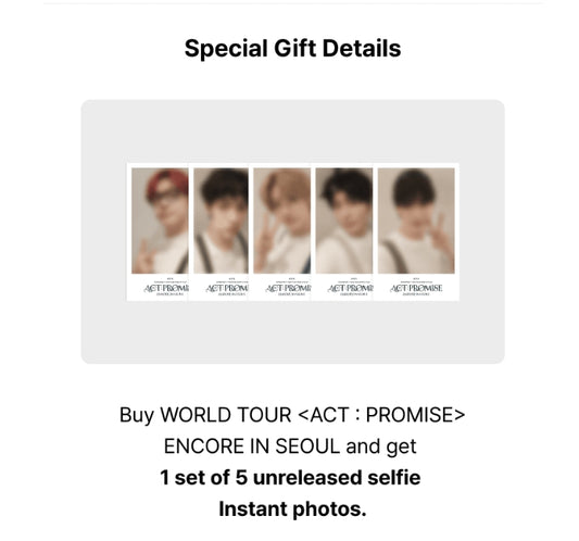 TXT - TOMORROW X TOGETHER WORLD TOUR ACT : PROMISE ENCORE IN SEOUL