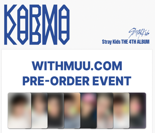 Stray Kids - 4th Ragular Album KARMA (CEREMONY VER. HOORAY VER.)