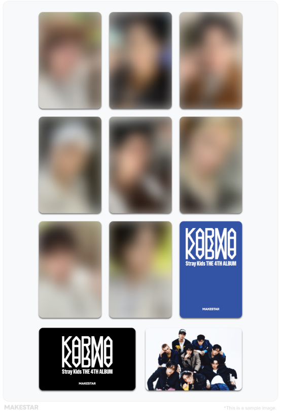 Stray Kids - 4th Ragular Album KARMA (CEREMONY VER. HOORAY VER.)