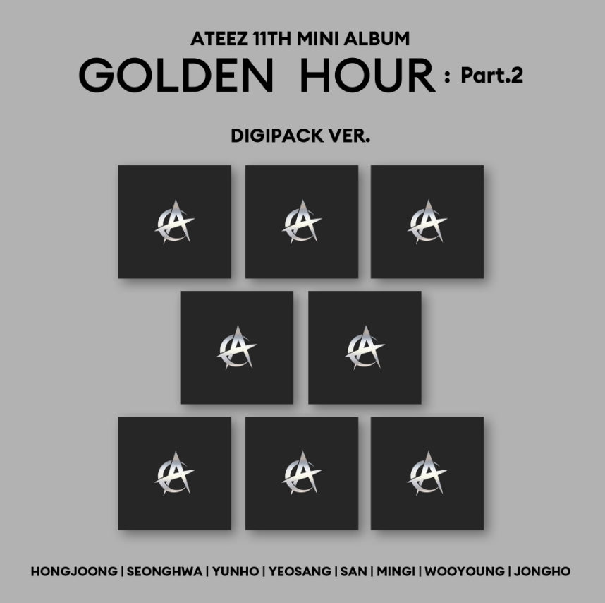 ATEEZ - GOLDEN HOUR : Part.2 (11th Mini Album) DIGIPACK VER.