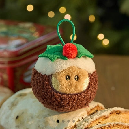 BT21 x LINE FRIENDS SQUARE - MINI MININI ORNAMENT PLUSH KEYRING PETITE HOLIDAY