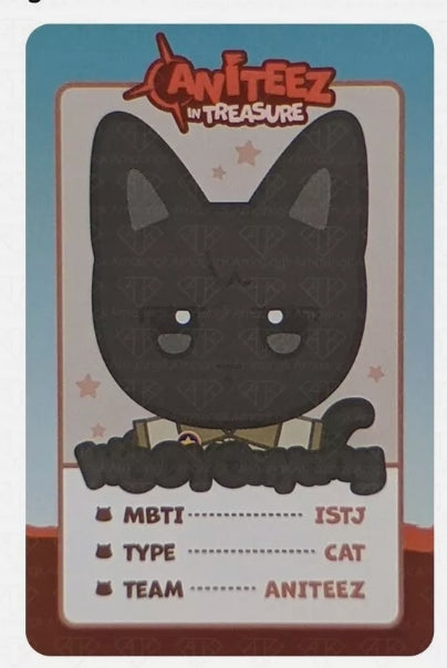 ATEEZ - ANITEEZ IN TREASURE TRADING CARD