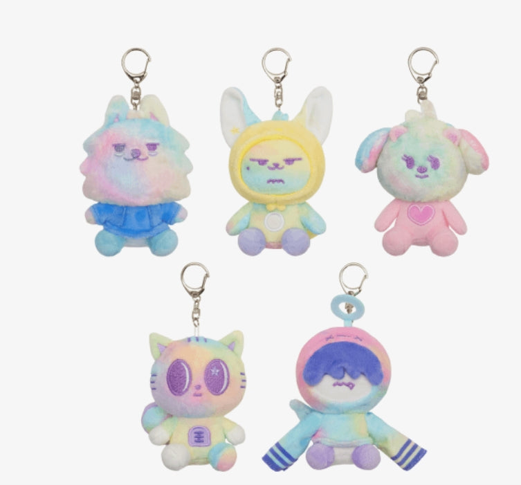PPULBATU X SANCTUARY RAINBOW PLUSH KEYRING