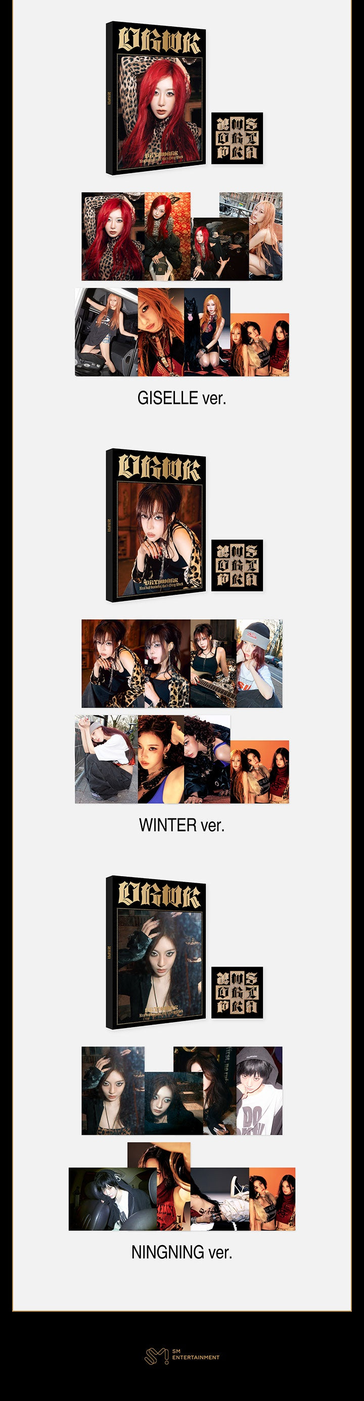 AESPA - DIRTY WORK OFFICIAL MD (MEMBER VER.)