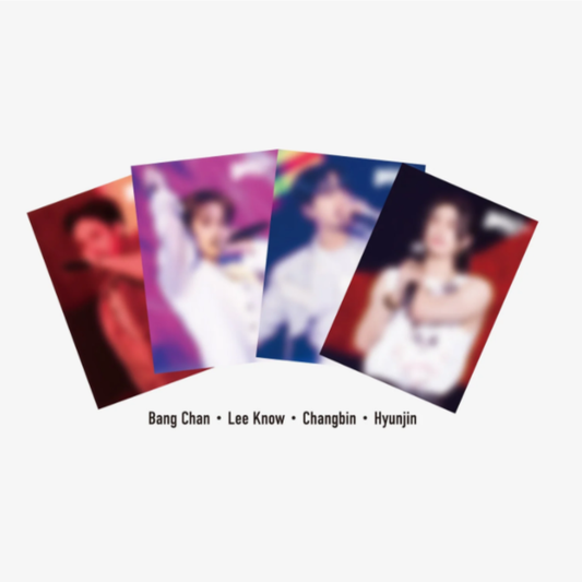 STRAY KIDS - LIVE PHOTO TRADING CARD (4PIECES) 5-STAR DOME TOUR 2023 JAPAN