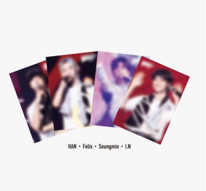 STRAY KIDS - LIVE PHOTO TRADING CARD (4PIECES) 5-STAR DOME TOUR 2023 JAPAN