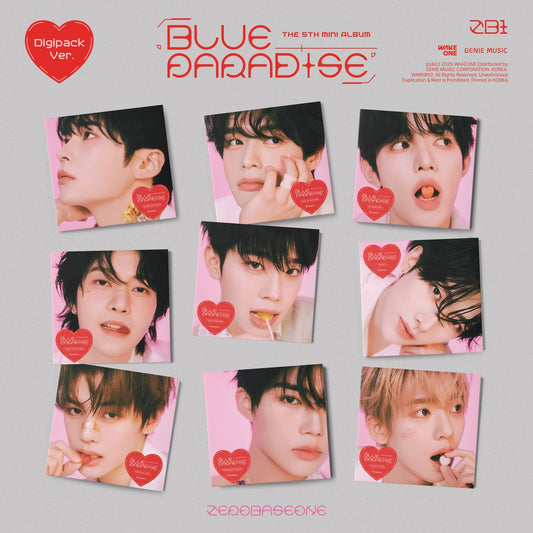 ZEROBASEONE - BLUE PARADISE (The 5th Mini Album) (Digipack ver) DAMAGED