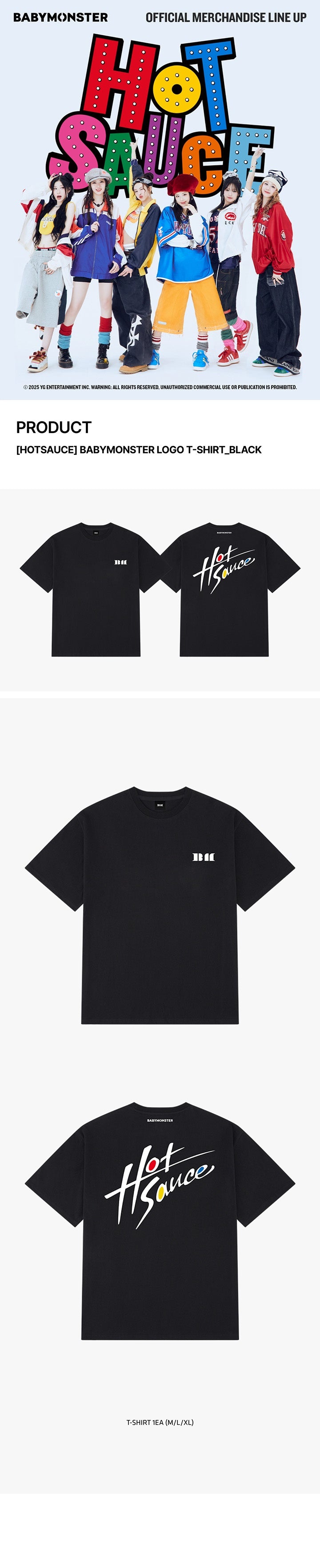 BABYMONSTER HOT SAUCE OFFICIAL MERCH