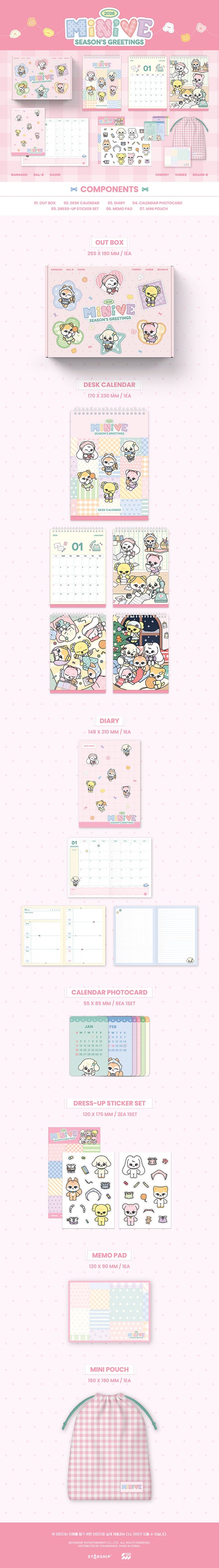 IVE - MINIVE 2026 SEASONS GREETINGS