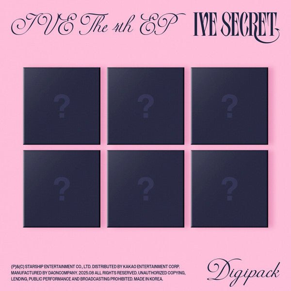 IVE – SECRET (Digipack Ver. – Random Member) - 4th EP