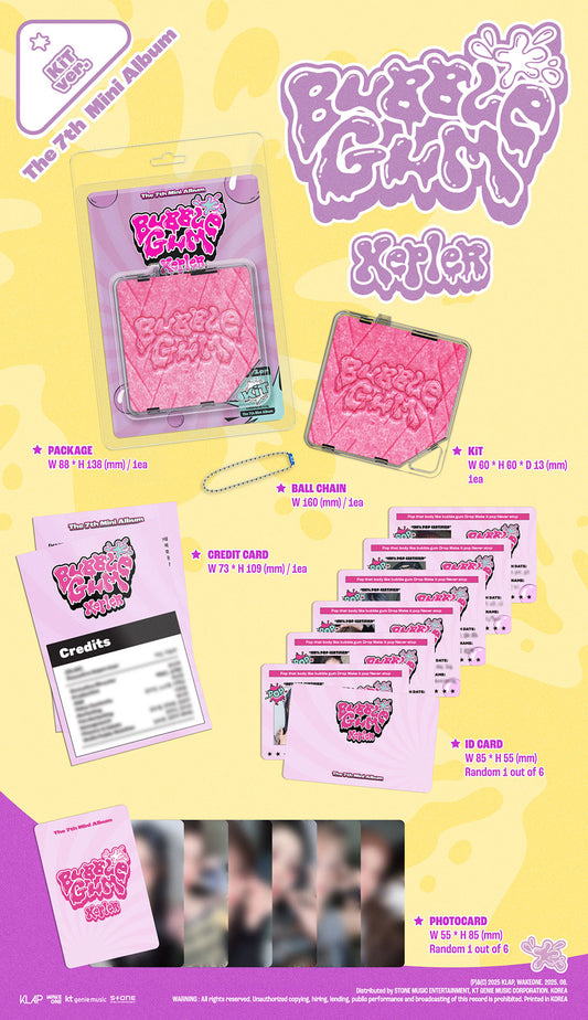 Kep1er – BUBBLE GUM (7th Mini Album) - KiT VER.