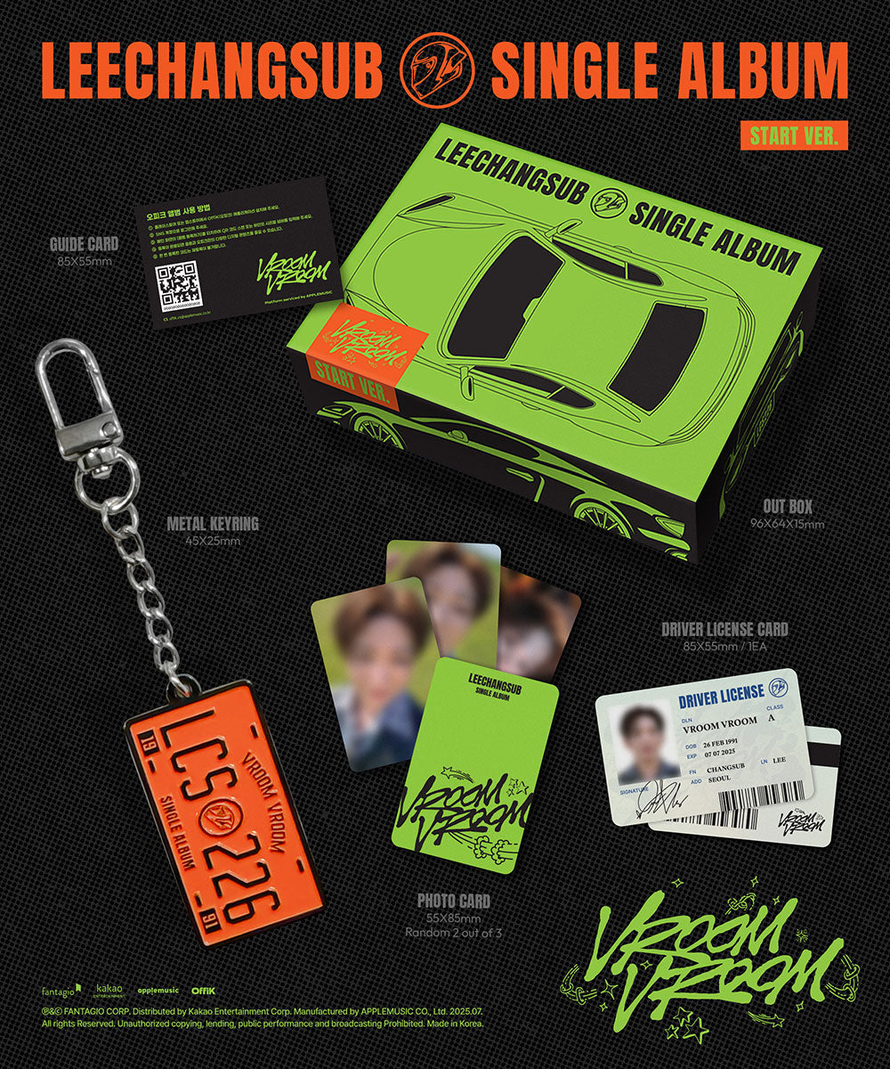 LEE CHANGSUB – VROOM VROOM (Single Album)