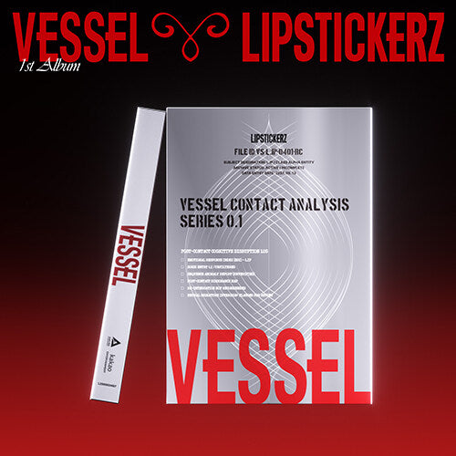 LIPSTICKERZ - 1st Regular Album VESSEL (NEMO)