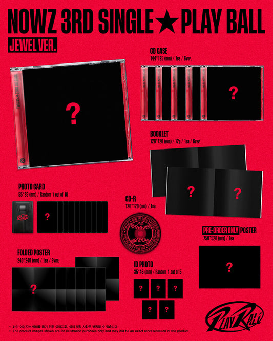 NOWZ - 3rd Single Album Play Ball (JEWEL VER./random)