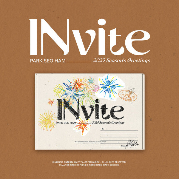 PARK SEO HAM - 2025 SEASON’S GREETINGS "INvite"